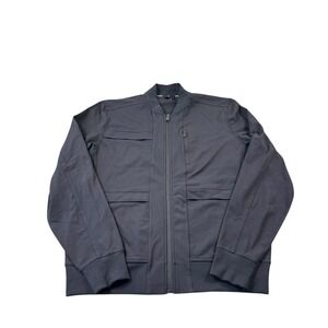 Public Rec Black Full Zip Pockets Technical Performance Jacket Size Medium